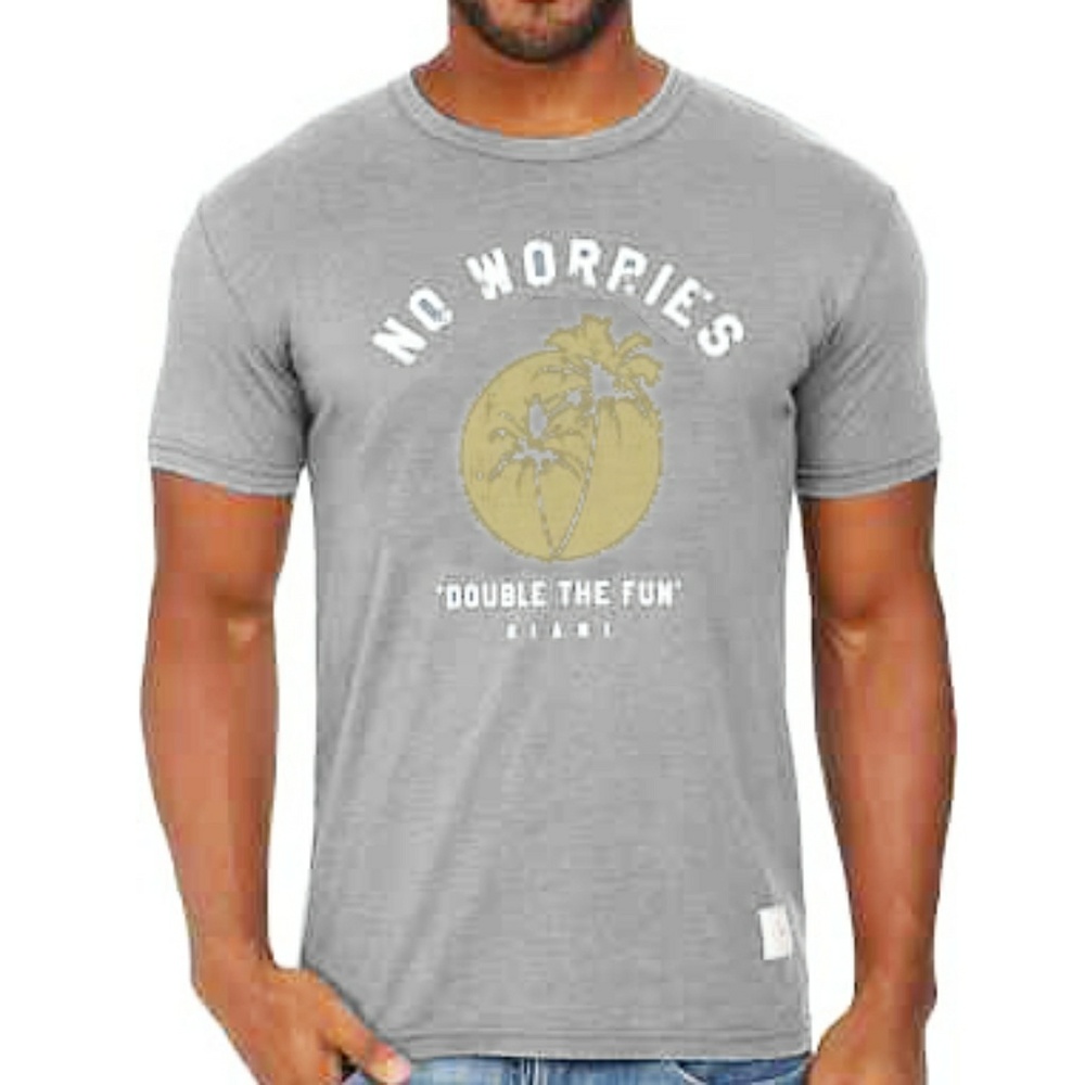 «NWOT» Kinetix ‘No Worries’ Tee (sm) *Heather Grey